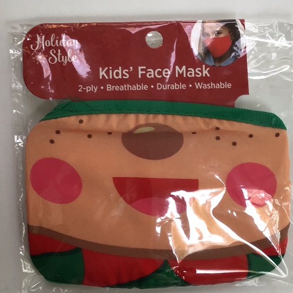 Child Funny Reindeer Face Mask NWT - Picture 1 of 9